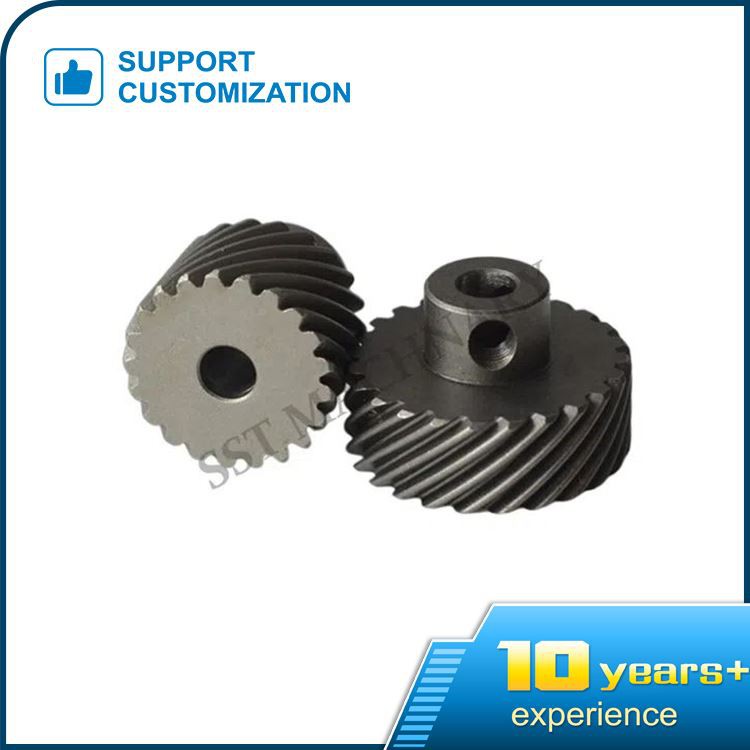 Conjunto de engranajes helicoidales