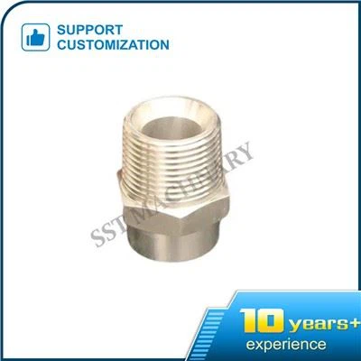 Accesorio de acero inoxidable con rosca