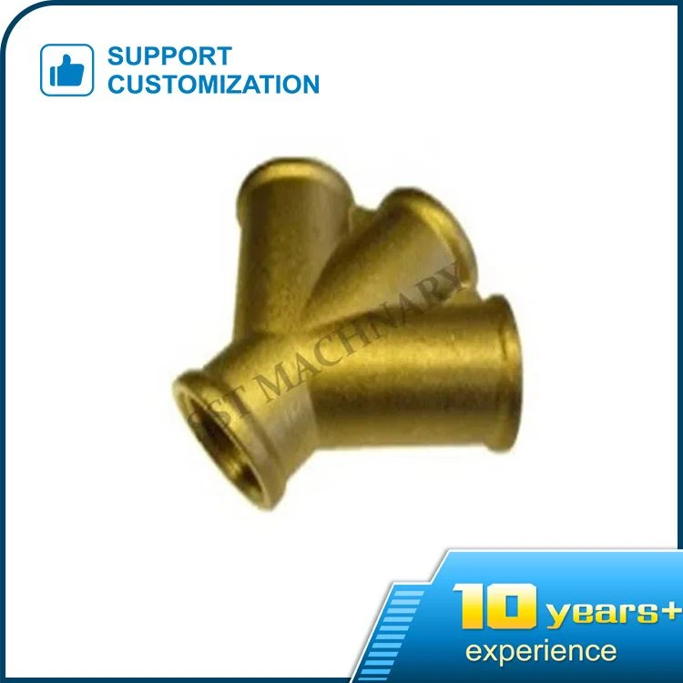 Conector de latón en forma de W